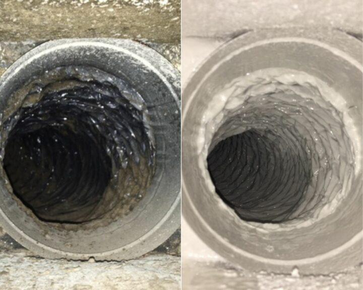 Duct Encapsulation before and after in Hattiesburg